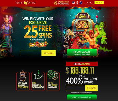 Planet 7 daily spins Planet 7 daily spins