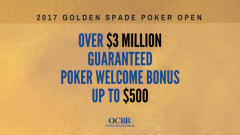 play the golden spade poker open 2017
