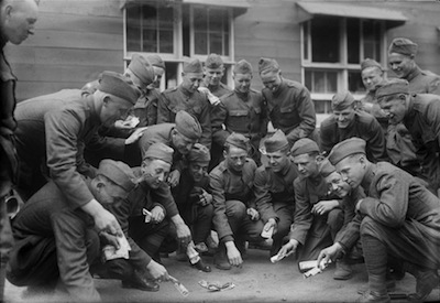 Soldiers Playing Dice