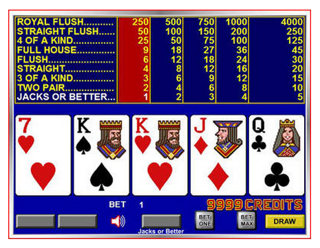 Video Poker Screenshot