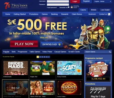 7 sultans online casino