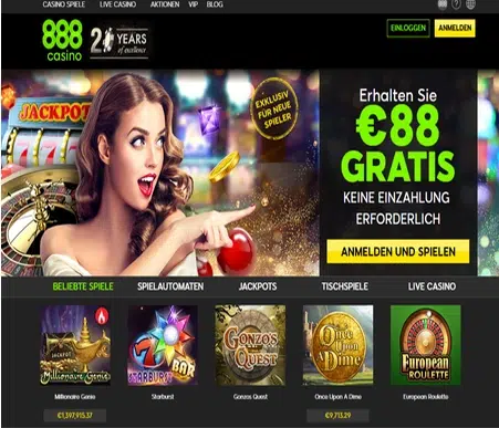 888 casino screenshot