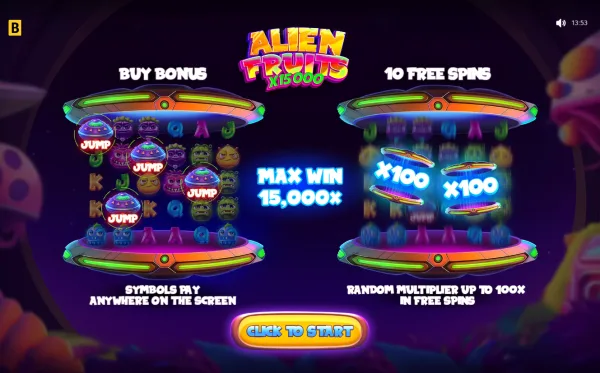 alien-fruits into screen