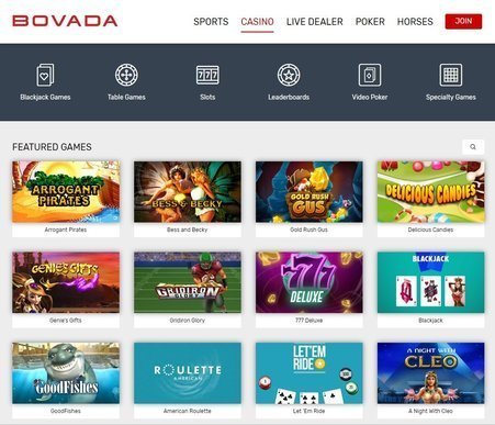 bovada casino website