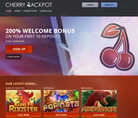 cherry jackpot casino