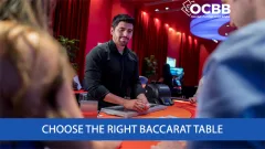 choose the right table in baccarat