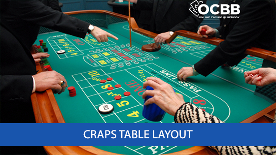 table layout for craps
