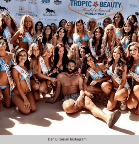 dan bilzerian surrounded by beautiful ladies