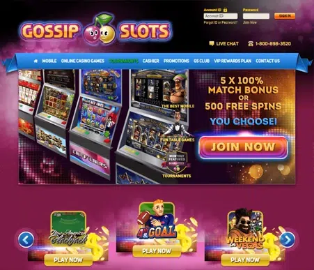 gossip slots casino screen shot