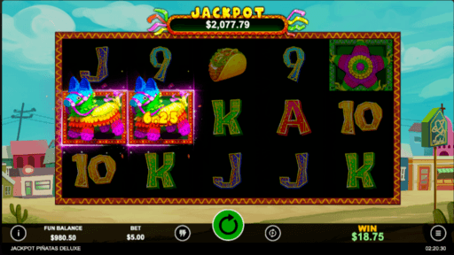 gameplay jackpot pinatas deluxe