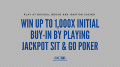 jackpot sit and go poker at bovada bodog and ignition
