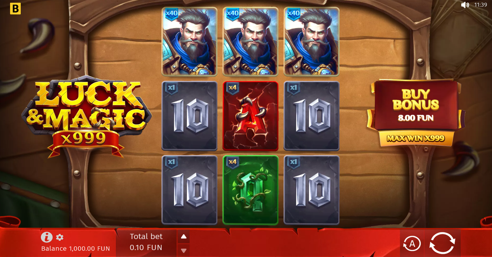 luck & magic slot game screenshot