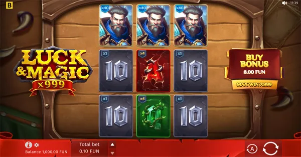 luck & magic slot game screenshot