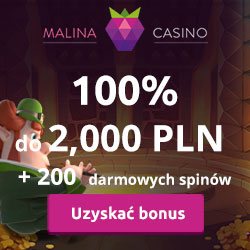 Malina Casino Uztyskać bonus