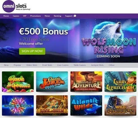 omni slots online casino screenshot