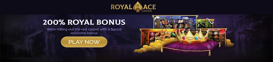 royal ace casino banner