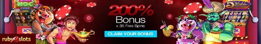 welcome promotion at rubyslots online casino