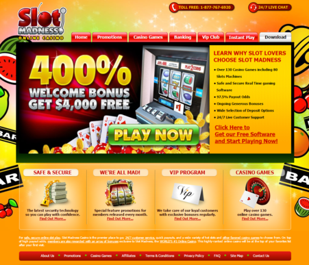 slot madness birthday no deposit bonus codes