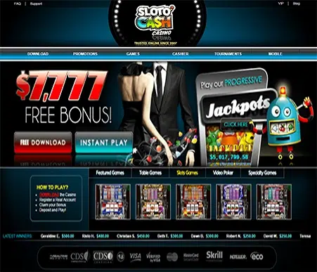 sloto cash casino screen shot