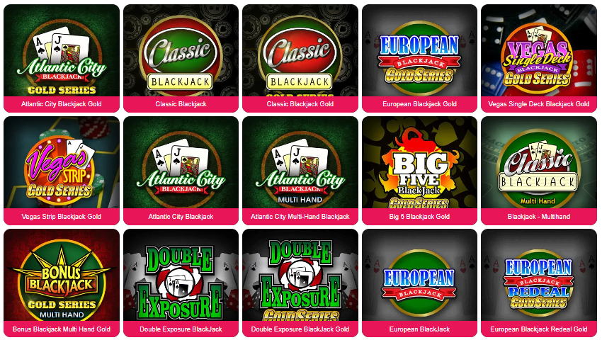 spin-palace blackjack games