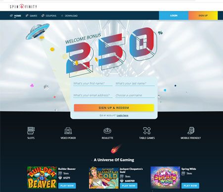 spinfinity casino review