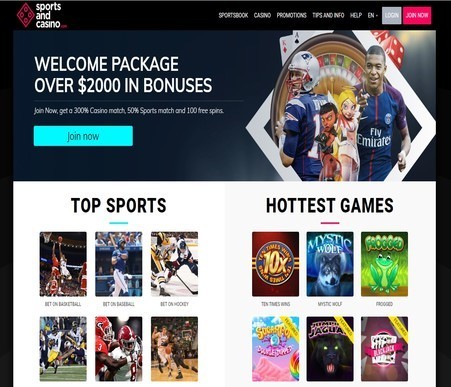 review of sportsandcasino.com