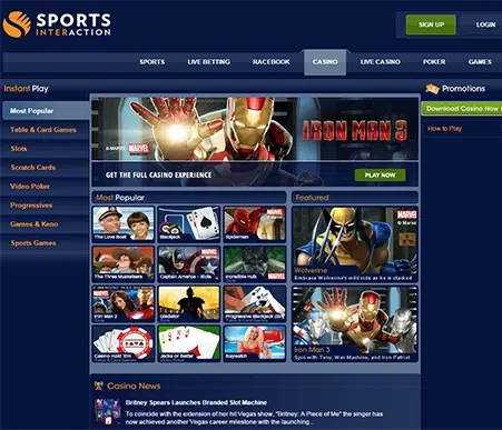 sports interaction casino