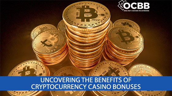 stack of cryptocurrency from casino bonus