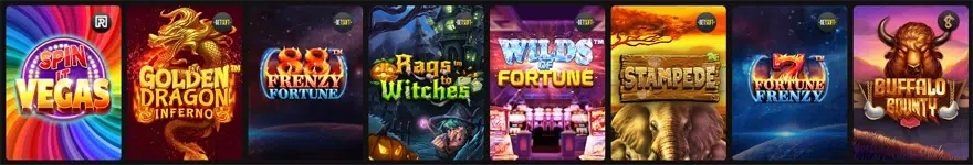 slots selection at wild casino
